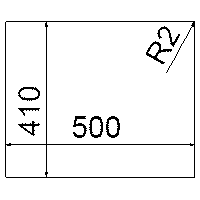 Кухонная мойка Artinox Layer 50 SBR [SBRST50]