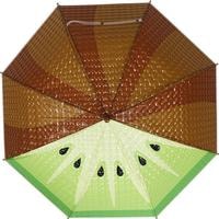 Зонт-трость Михи-Михи Киви с 3D эффектом (коричневый)