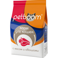 Сухой корм для кошек PetBoom Для взрослых кошек с мясом и овощами 10 кг