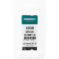 Оперативная память Kingmax 32ГБ DDR4 SODIMM 3200 МГц KM-SD4-3200-32GS
