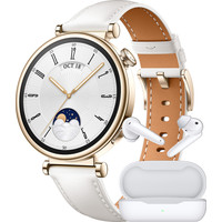Умные часы Huawei Watch GT 4 41 мм + Huawei Freebuds SE (белый)