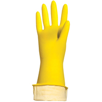 Латексные перчатки Paclan Professional (M, желтый)