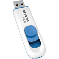 USB Flash ADATA C008 White+Blue 4 Гб (AC008-4G-RWE)