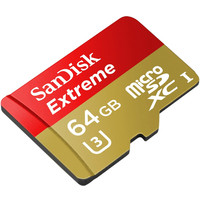 Карта памяти SanDisk Extreme microSDXC Class 10 + адаптер 64GB [SDSQXNE-064G-GN6MA]
