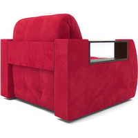 Кресло-кровать Мебель-АРС Барон №3 (микровельвет, красный кордрой)