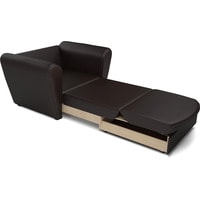 Кресло-кровать Мебель-АРС Квартет (экокожа, шоколад)