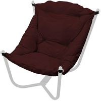 Кресло M-Group Чил 12360302 (серый/бордовая подушка)