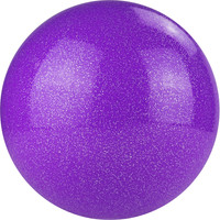 Мяч для художественной гимнастики Torres AGP-19-09 (лиловый/блестки)