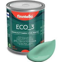 Краска Finntella Eco 3 Wash and Clean Viilea F-08-1-1-LG92 0.9 л (св.-бирюзовый)