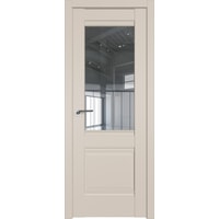 Межкомнатная дверь ProfilDoors Классика 2U L 90x200 (санд/прозрачное)