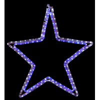 3D-фигура Neon-Night Звезда (56x60 см, белый/синий) [501-514]