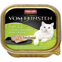 Консервированный корм для кошек Animonda Vom Feinsten Adult с индейкой, курицей и травами 0.1 кг