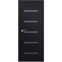 Межкомнатная дверь ProfilDoors 7U L 70x200 (черный матовый/мателюкс графит)