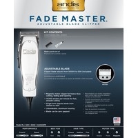 Машинка для стрижки волос Andis Fade Master Adjustable Blade Clipper ML