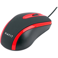 Мышь Havit HV-MS753 (черный/красный)