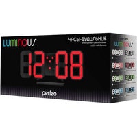 Настольные часы Perfeo Luminous PF-663 (черный/синий)
