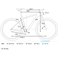 Велосипед Cube AIM SL 29 XL 2022 (графит)