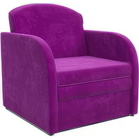 Кресло-кровать Мебель-АРС Малютка (микровельвет, фиолетовый)