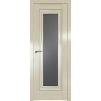 Межкомнатная дверь ProfilDoors 24X 80x200 (эш вайт серебро/стекло графит)