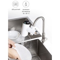 Проточный электрический водонагреватель на кран Xiaoda Hot Water Faucet White HD-JRSLT06