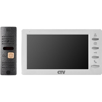 Комплект видеодомофона CTV CTV-DP1701S (белый)