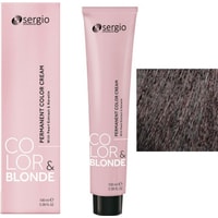 Крем-краска для волос Sergio Professional Color&Blonde 5 светло-коричневый шоколадный фондан