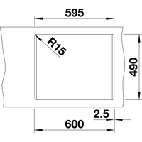 Кухонная мойка Blanco Pleon 6 Split (бетон) 525308