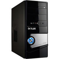 Корпус Delux DLC-MV850 Black/Silver 450W