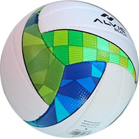 Мяч для пляжного волейбола Alvic Beach (5 размер, белый/синий/зеленый)