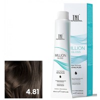 Крем-краска для волос TNL Professional Million Gloss 4.81 100 мл