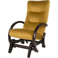 Кресло-качалка Мебелик Мэтисон (охра/венге структура)