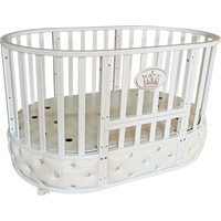 Классическая детская кроватка Антел Северянка 4 (белый)