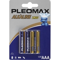 Батарейка Pleomax Alkaline AAA 4 шт.