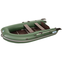 Моторно-гребная лодка Лоцман 320 ЖС (зеленый)