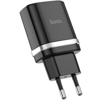 Сетевое зарядное Hoco C12Q (черный)