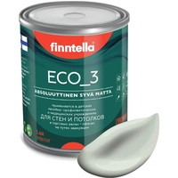 Краска Finntella Eco 3 Wash and Clean Pinnattu F-08-1-1-LG168 0.9 л (серо-зелен)