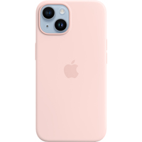 Чехол для телефона Apple MagSafe Silicone Case для iPhone 14 (розовый мел)