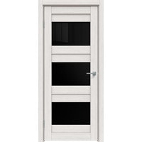 Межкомнатная дверь Triadoors Luxury 580 ПО 80x200 (лиственница белая/лакобель черный)
