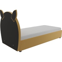 Кровать Mebelico Бриони 820х1880 (микровельвет, желтый)
