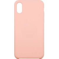 Чехол для телефона InterStep Soft-T Metal для Apple iPhone X (розовый)