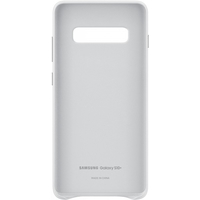 Чехол для телефона Samsung Leather Cover для Samsung Galaxy S10 Plus (белый)