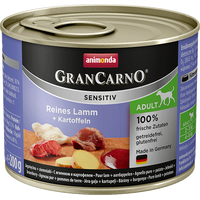 Консервированный корм для собак Animonda GranCarno Sensitiv Adult pure lamb + potatoes 0.2 кг