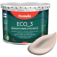Краска Finntella Eco 3 Wash and Clean Makea Aamu F-08-1-3-LG176 2.7 л (песочный)