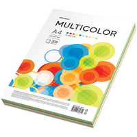 Набор цветной бумаги OfficeSpace Multicolor A4 MC_38237 (200 л)