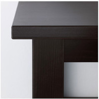 Журнальный столик Ikea Хемнэс (черный/коричневый) [101.762.92]