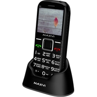 Кнопочный телефон Maxvi B5 (черный)