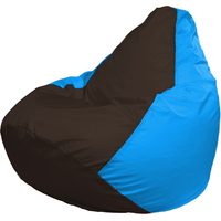 Кресло-мешок Flagman Груша Г2.1-319 (коричневый/голубой)