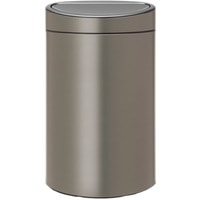 Система сортировки мусора Brabantia Touch Bin Recycle 10+23 л (платиновый)