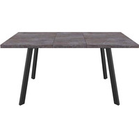 Кухонный стол Avanti Милан раздвижной 120-160x80x75 (черный муар/камень темный)