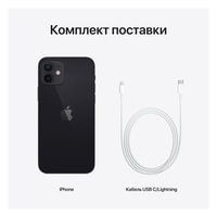 Смартфон Apple iPhone 12 256GB (черный)